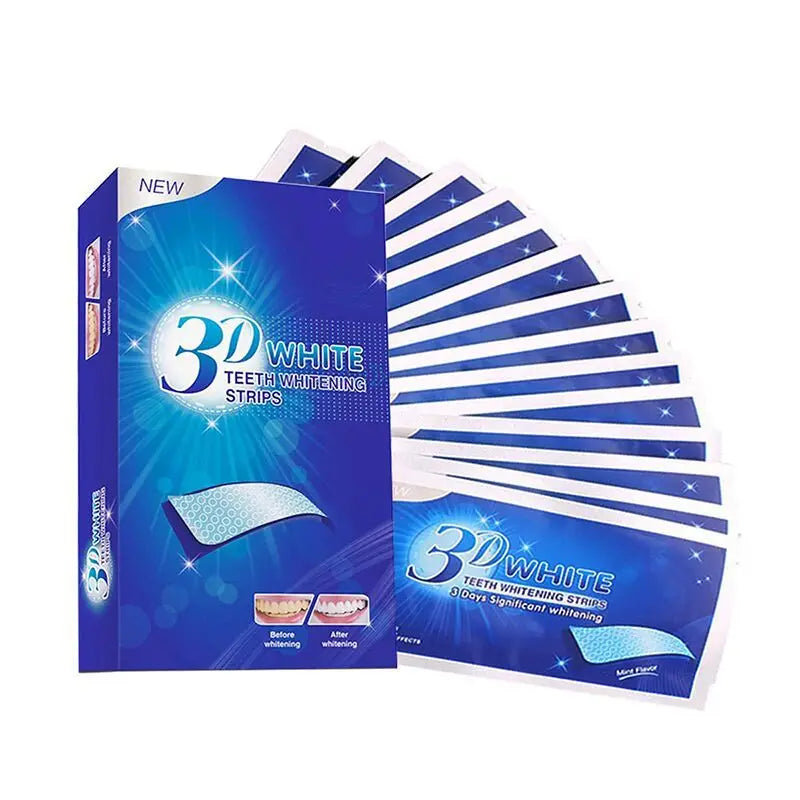 5D Professional Teeth Whitening Strips - Sensitive Formula
