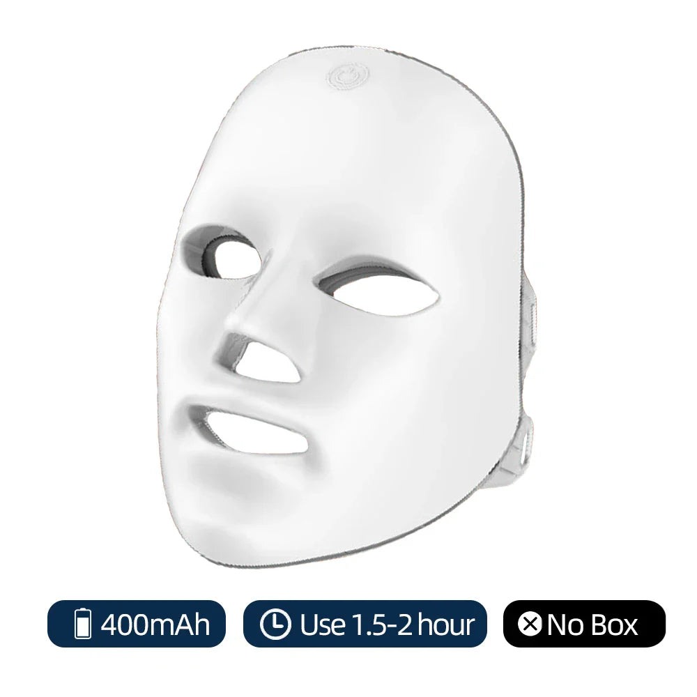 Claude 7 Colors Photon Facial LED Mask, Anti-Wrinkle Rejuvenation Skin Care LED Face Mask Beauty SPA