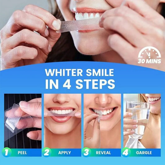 5D Professional Teeth Whitening Strips - Sensitive Formula